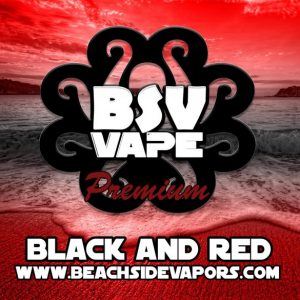 black and red e liquid